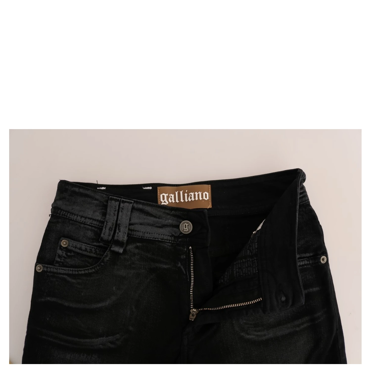 Gray Wash Cotton Stretch Regular Fit Jeans