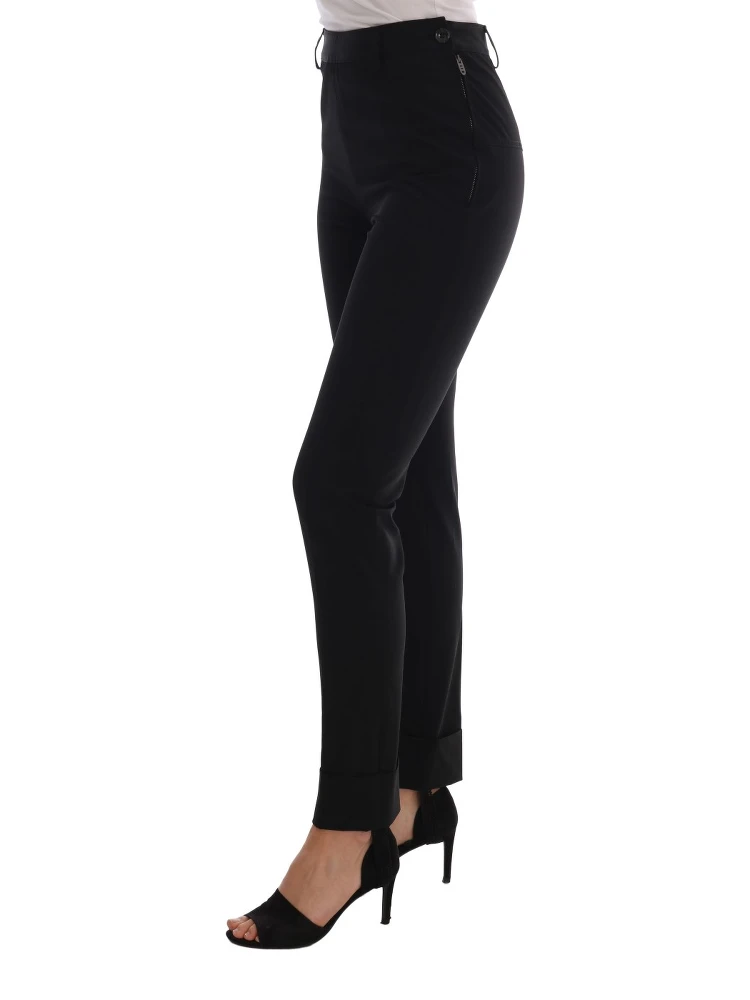 Black Stretch Leggings Pants alternative