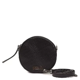 Black Leather Crossbody Bag