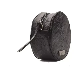 Black Leather Crossbody Bag