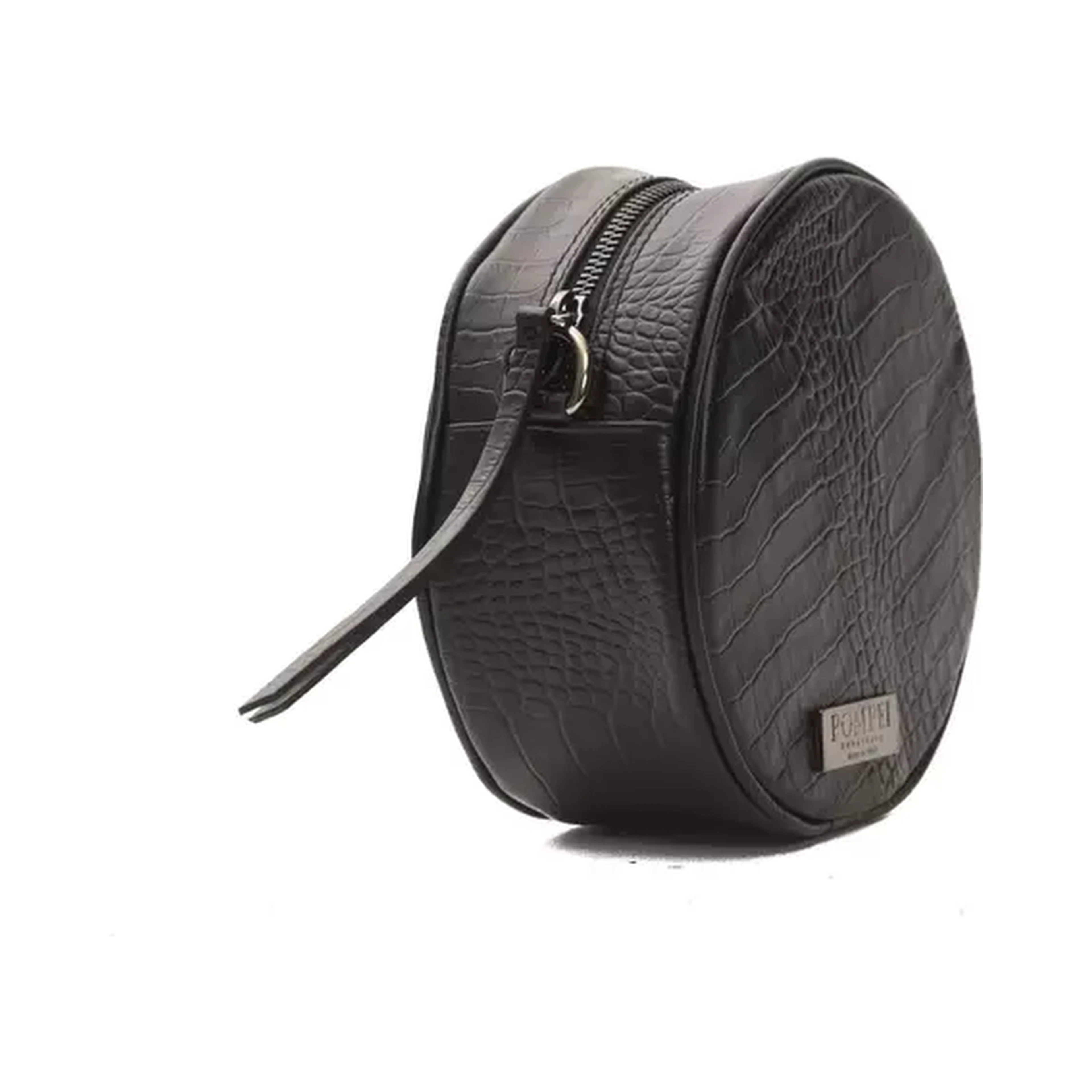 Black Leather Crossbody Bag