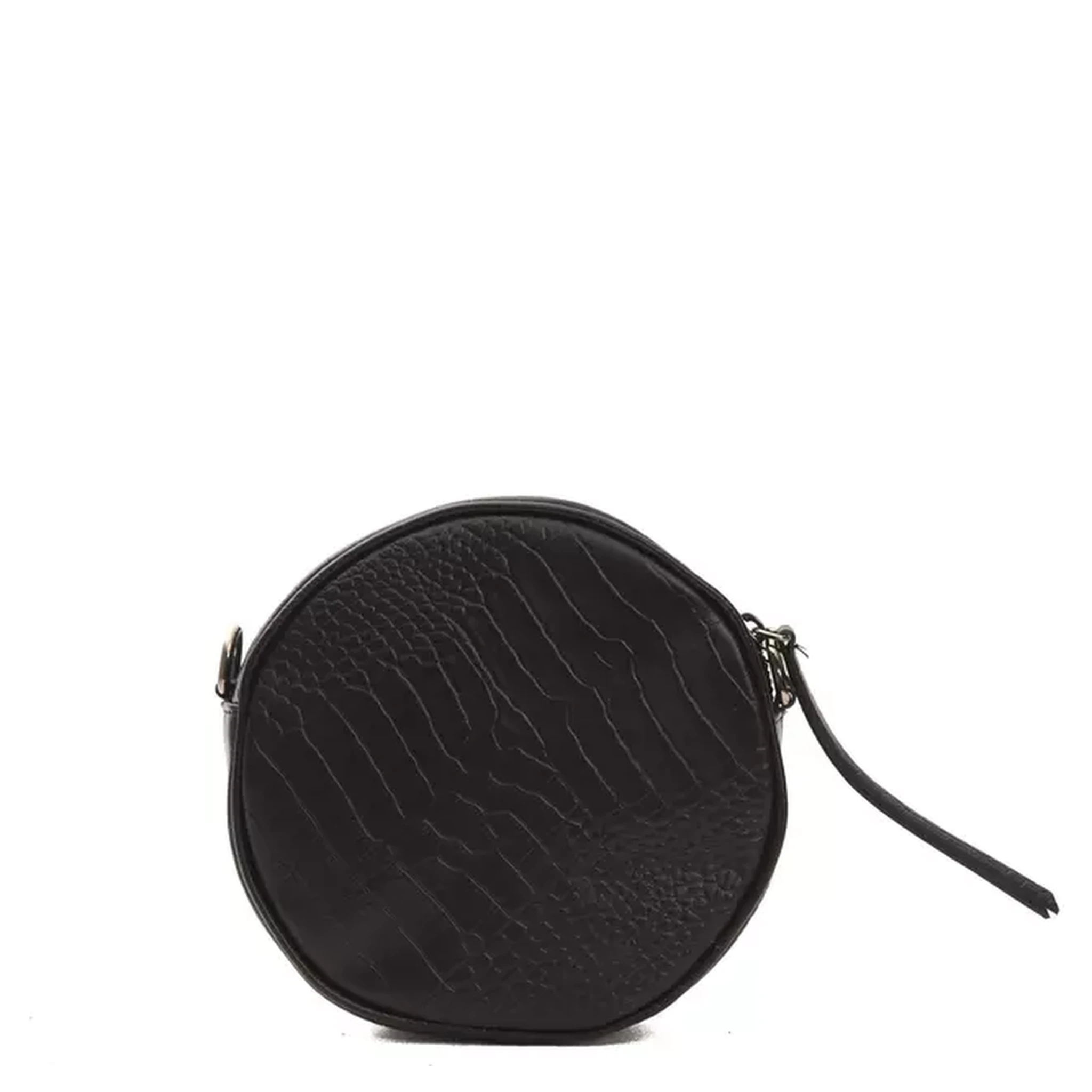 Black Leather Crossbody Bag