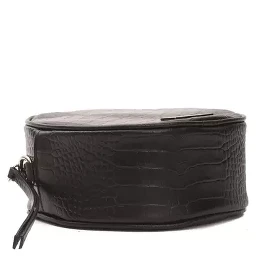 Black Leather Crossbody Bag