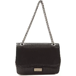 Black Leather Crossbody Bag