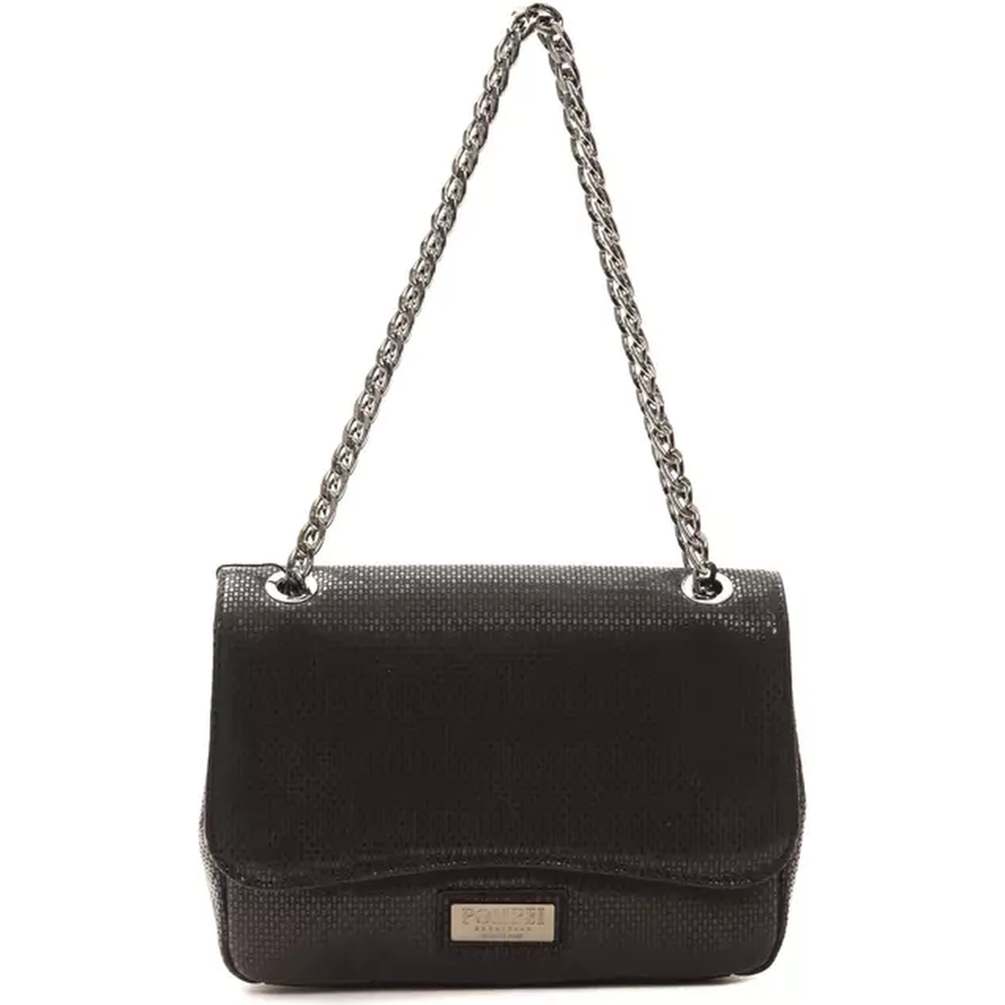 Black Leather Crossbody Bag