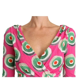Pink Silk Cup Cake Sheath Stretch  Dress
