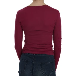 Crystal Embellished Long Sleeve Casual Top