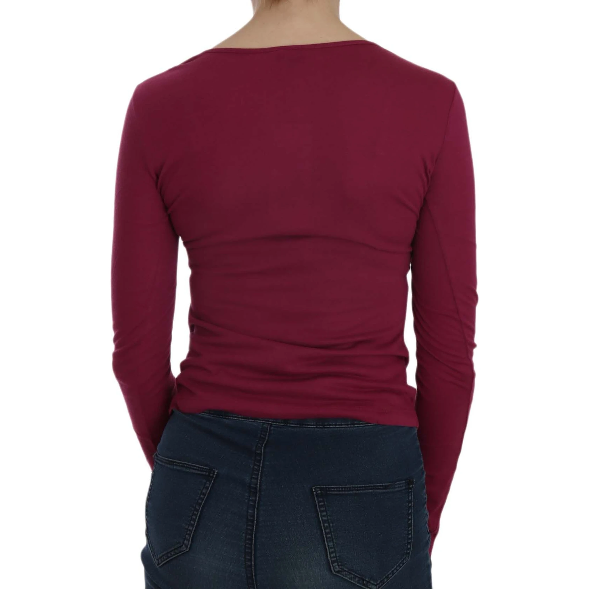 Crystal Embellished Long Sleeve Casual Top