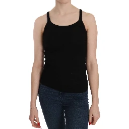 Black Sleeveless Spaghetti Strap Blouse