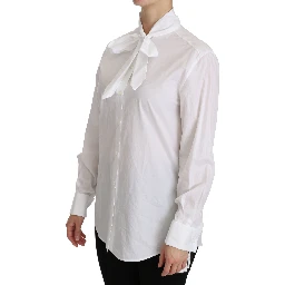White Turtle Neck Long Sleeve Polo Shirt