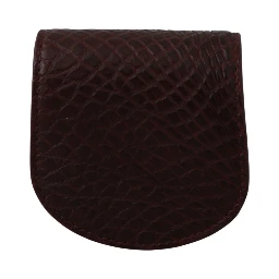 Brown Exotic Skin Pocket Condom Case Holder