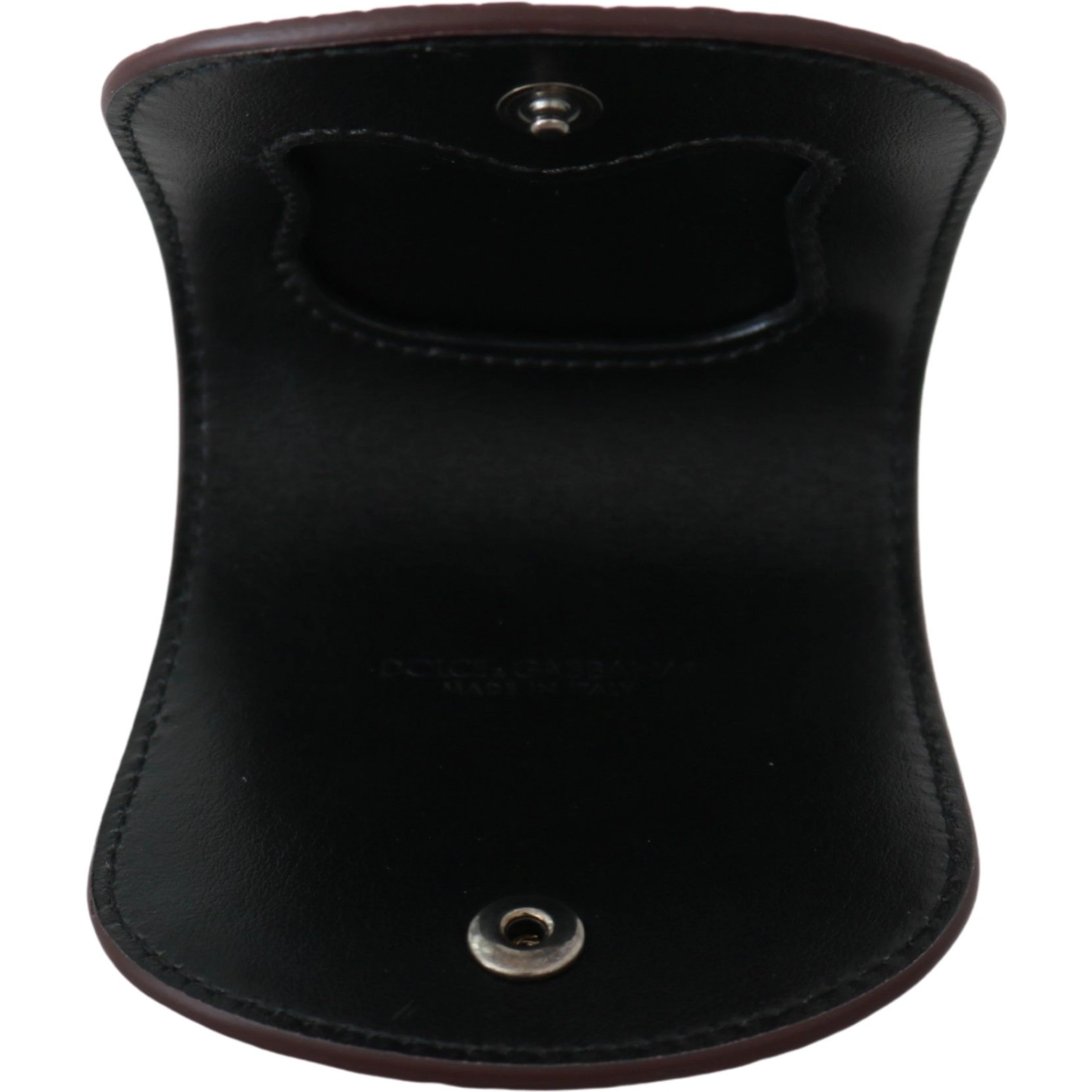 Brown Exotic Skin Pocket Condom Case Holder
