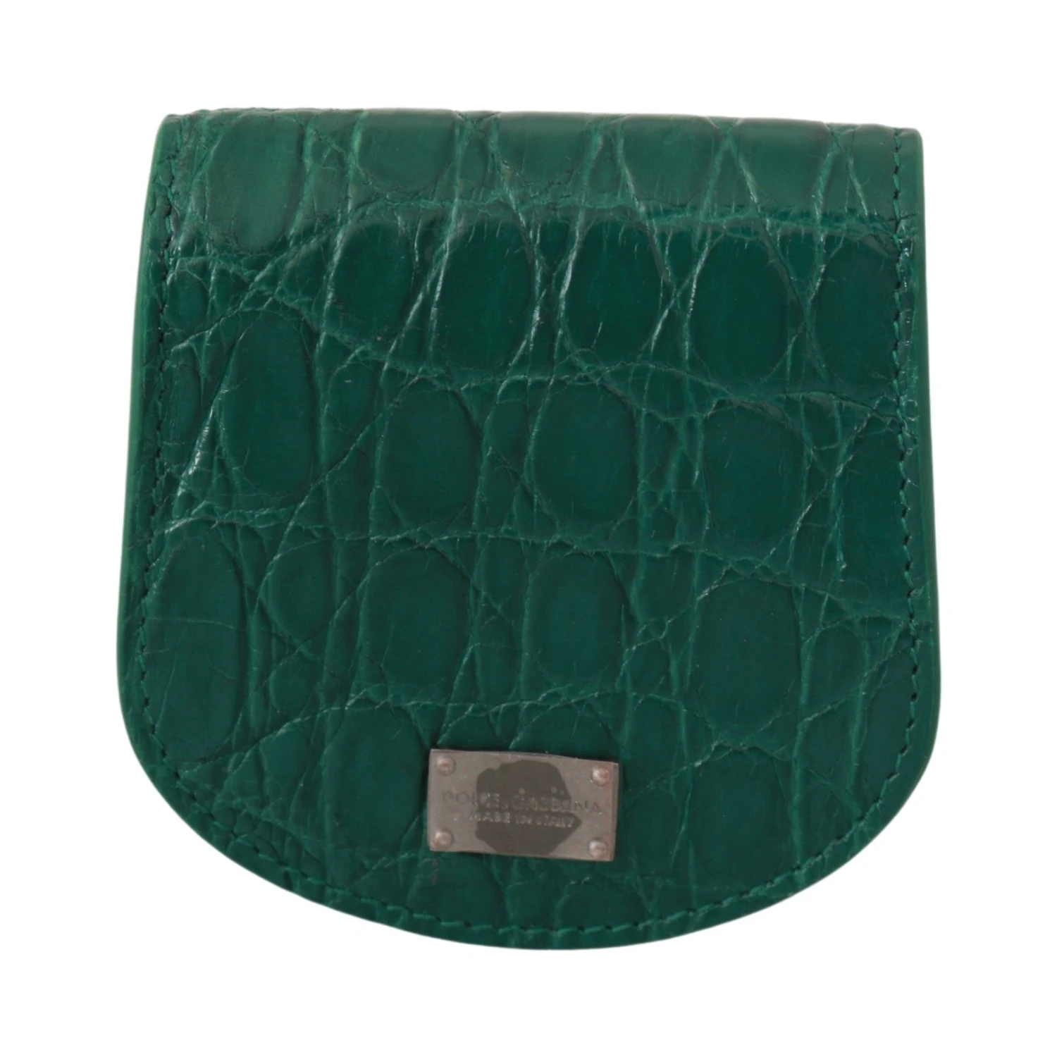 Green Exotic Skins Condom Case Holder Wallet