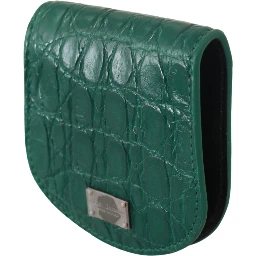 Green Exotic Skins Condom Case Holder Wallet