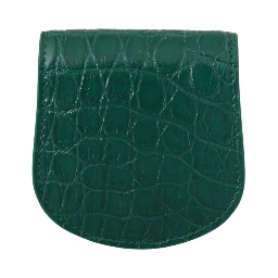 Green Exotic Skins Condom Case Holder Wallet