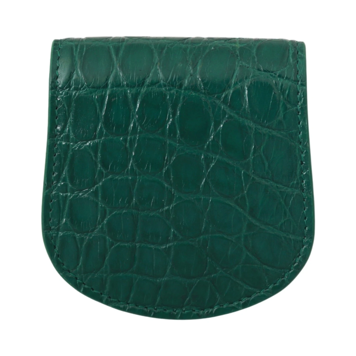 Green Exotic Skins Condom Case Holder Wallet