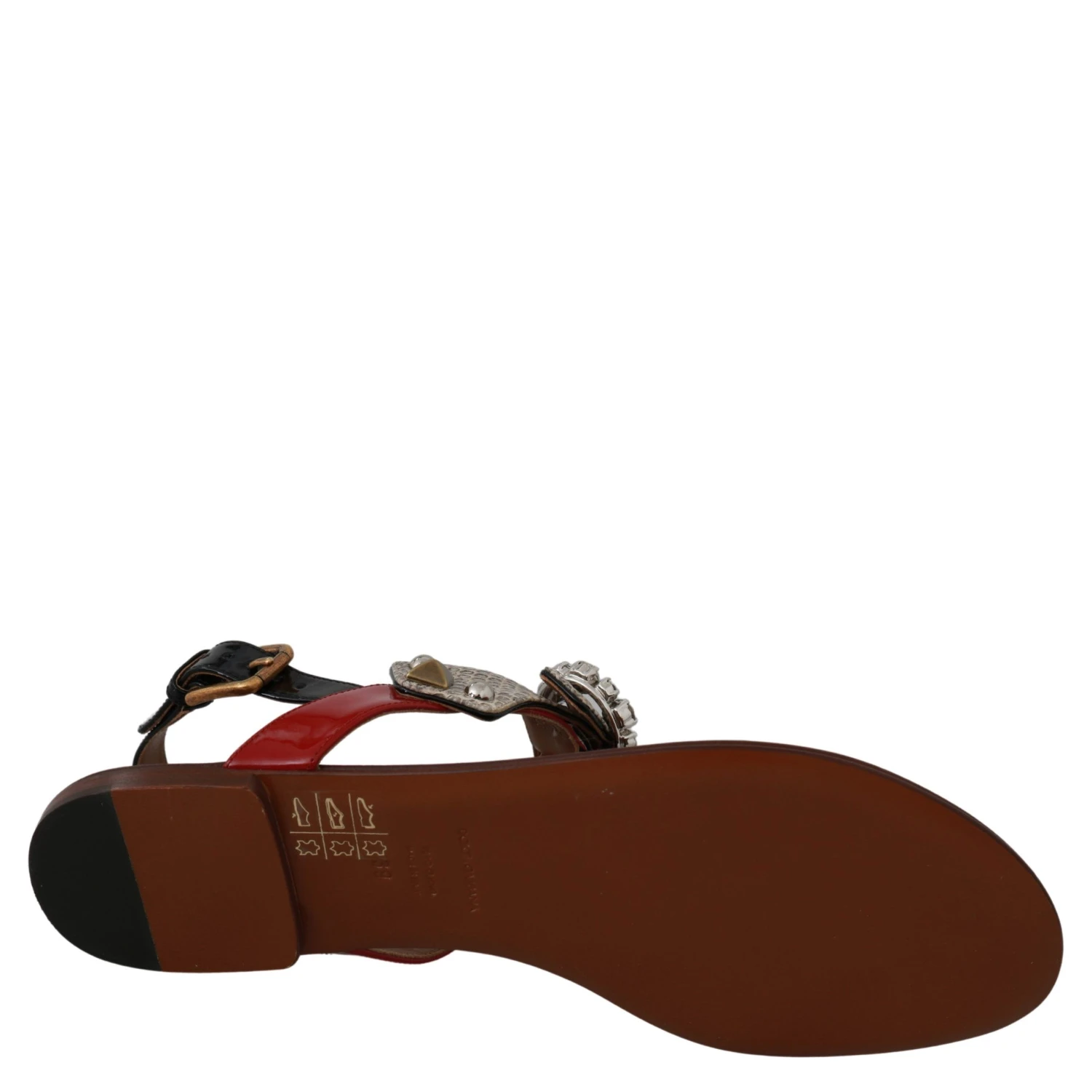 Leather Ayers Crystal Sandals Flip Flops Shoes