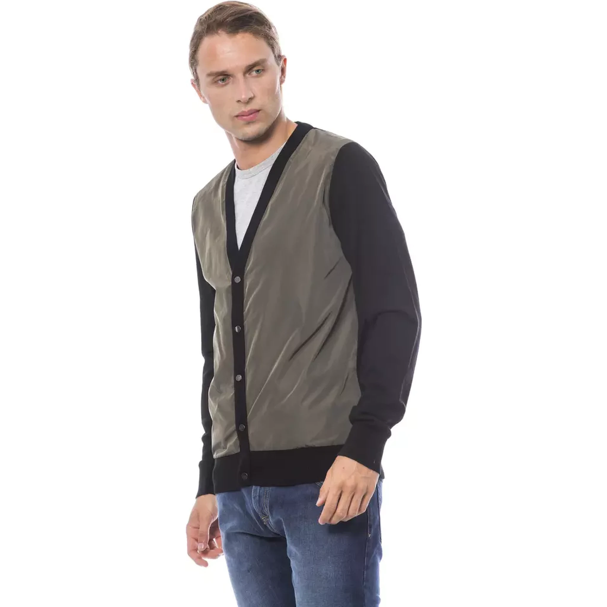 Multicolor Wool Cardigan