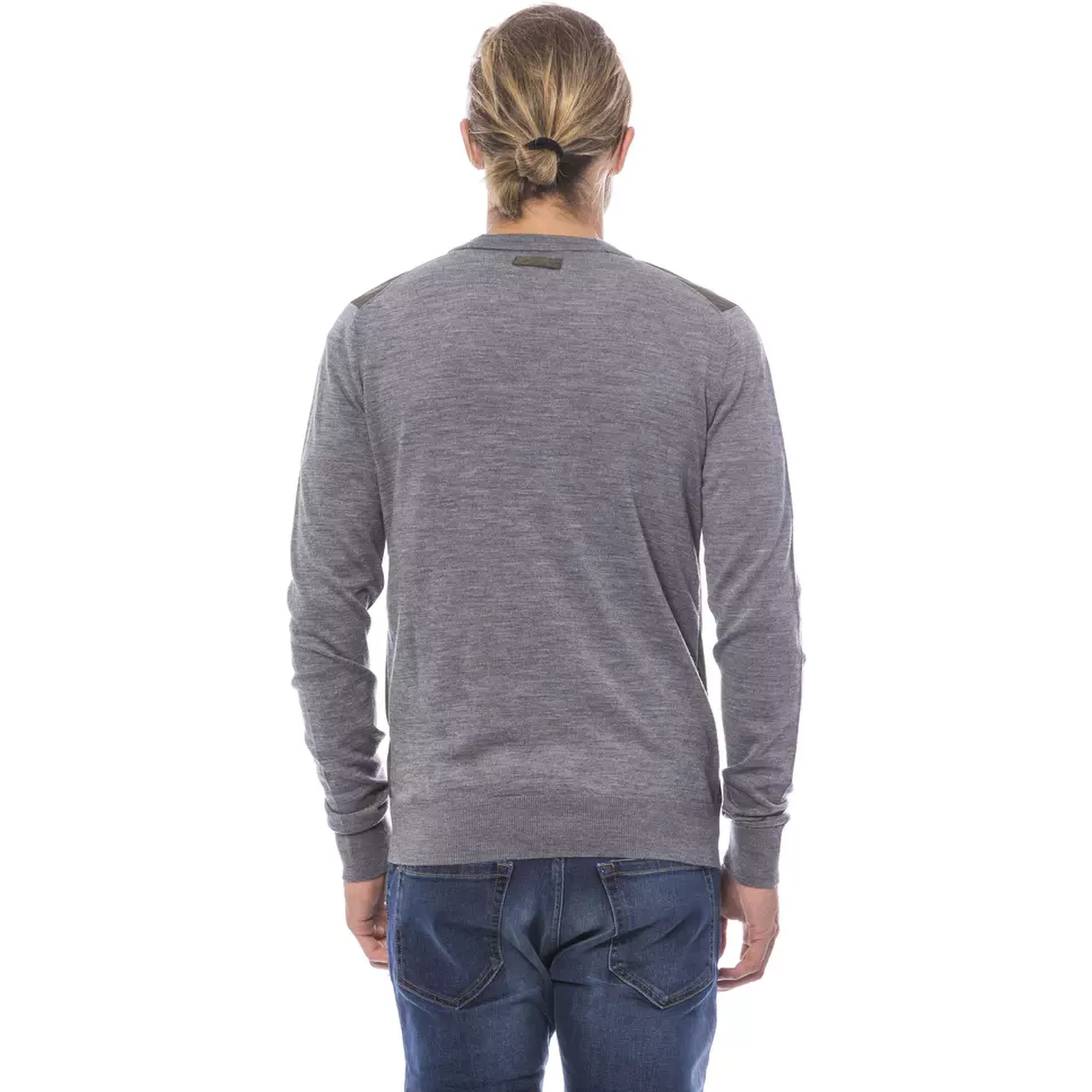 Gray Wool Cardigan