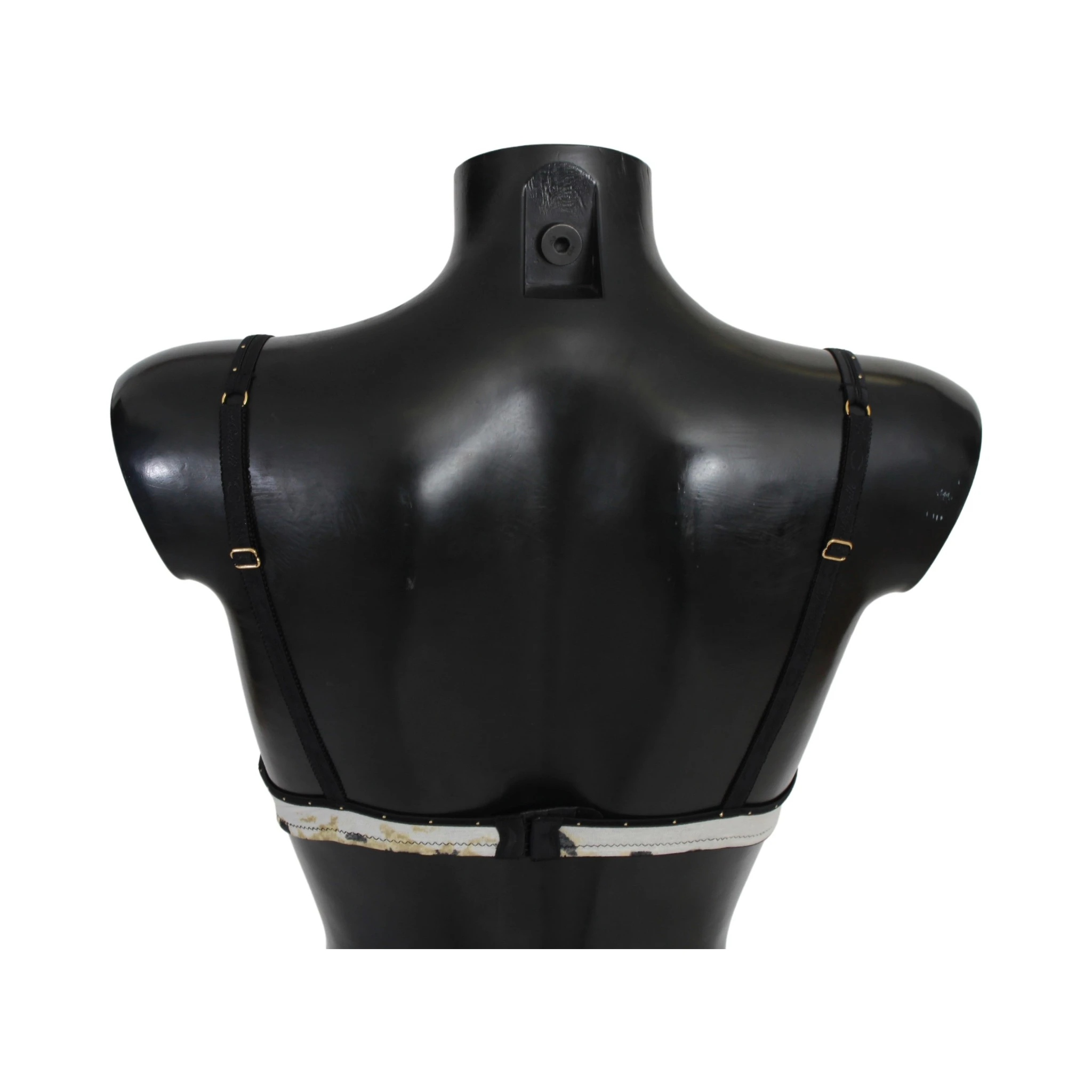 White Polyester Spandex Push Up Bra Underwear