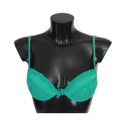 Green Push Up Bra 100% Cotton Underwear
