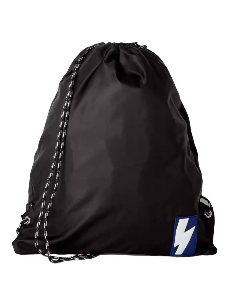 Black Nylon Backpack