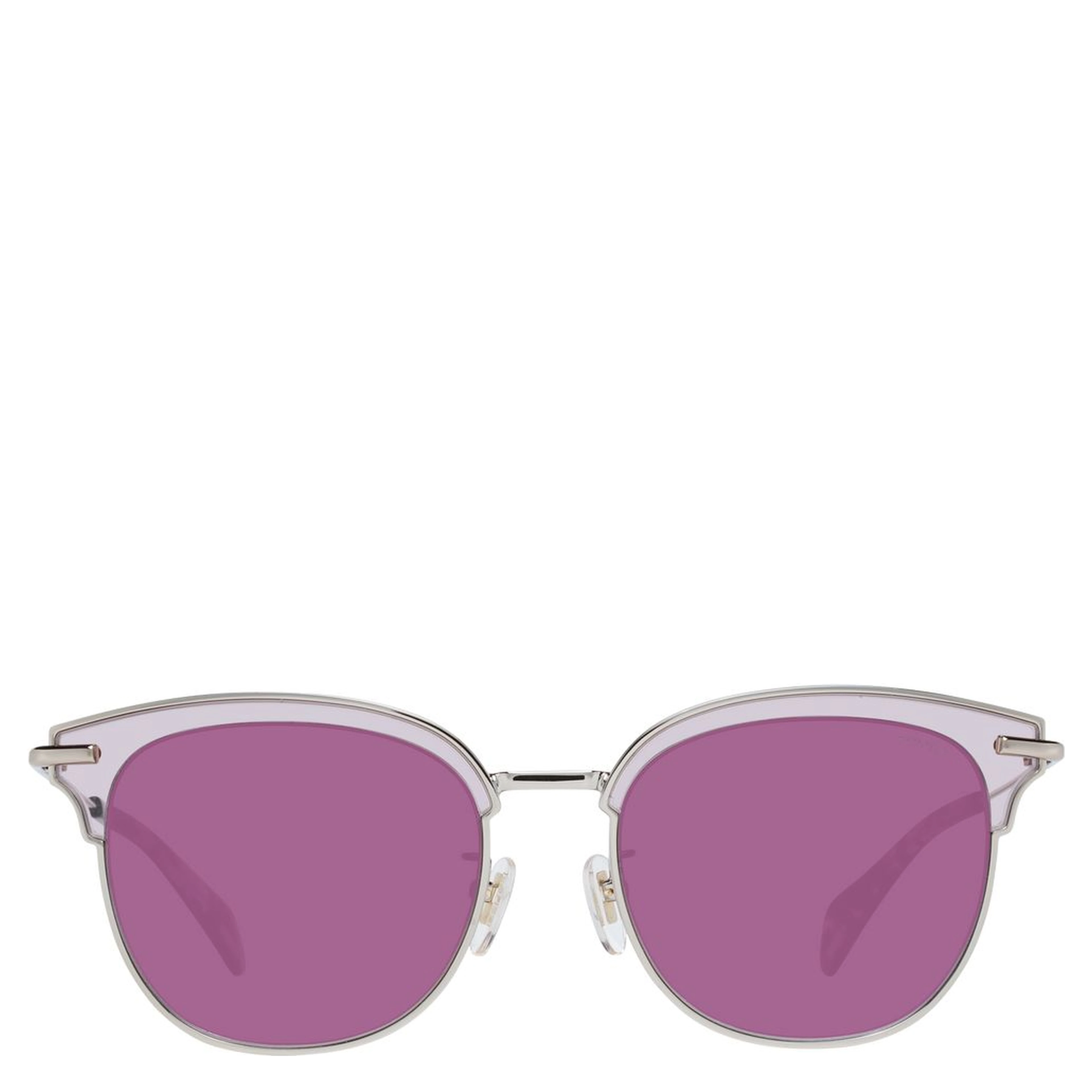 Burgundy Metal & Plastic Sunglasses