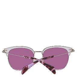 Burgundy Metal & Plastic Sunglasses