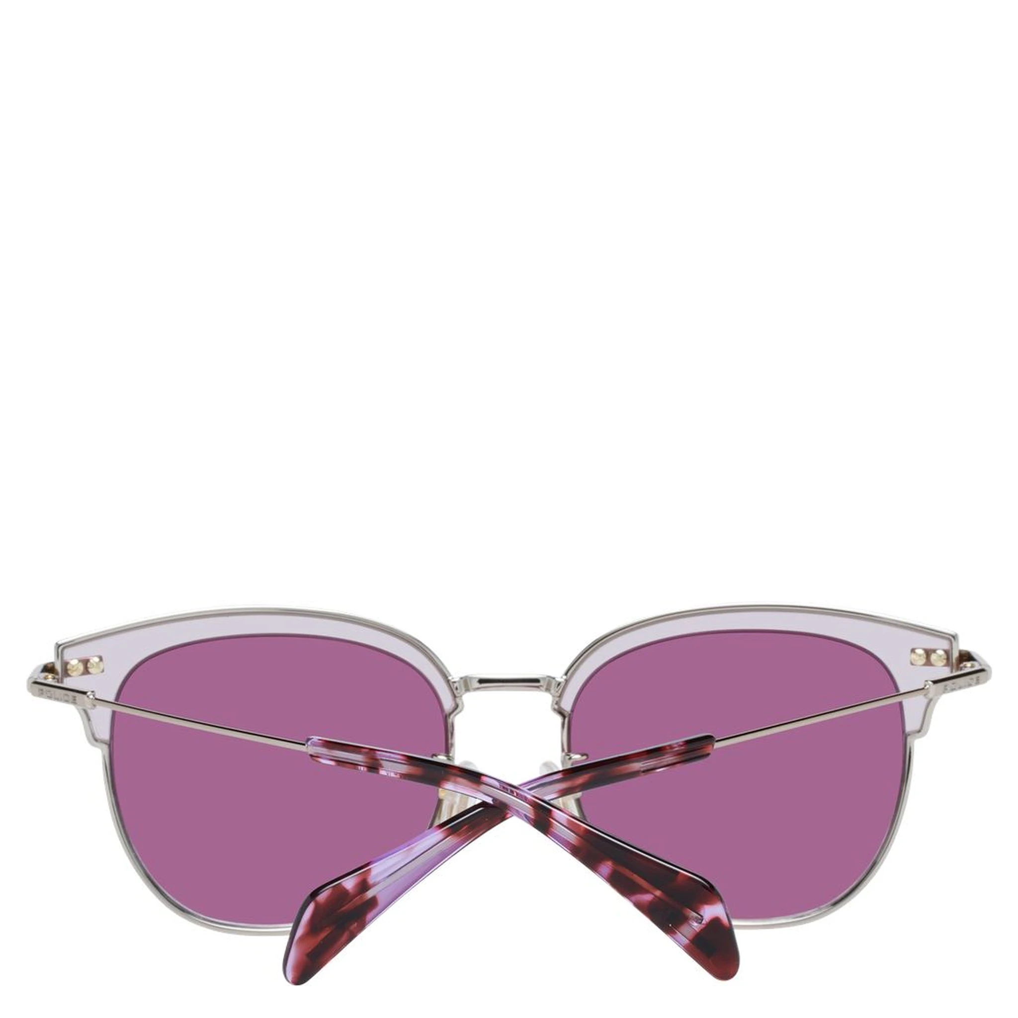 Burgundy Metal & Plastic Sunglasses