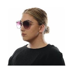 Burgundy Metal & Plastic Sunglasses