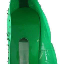 Green Crystal Floral CINDERELLA Heels Shoes