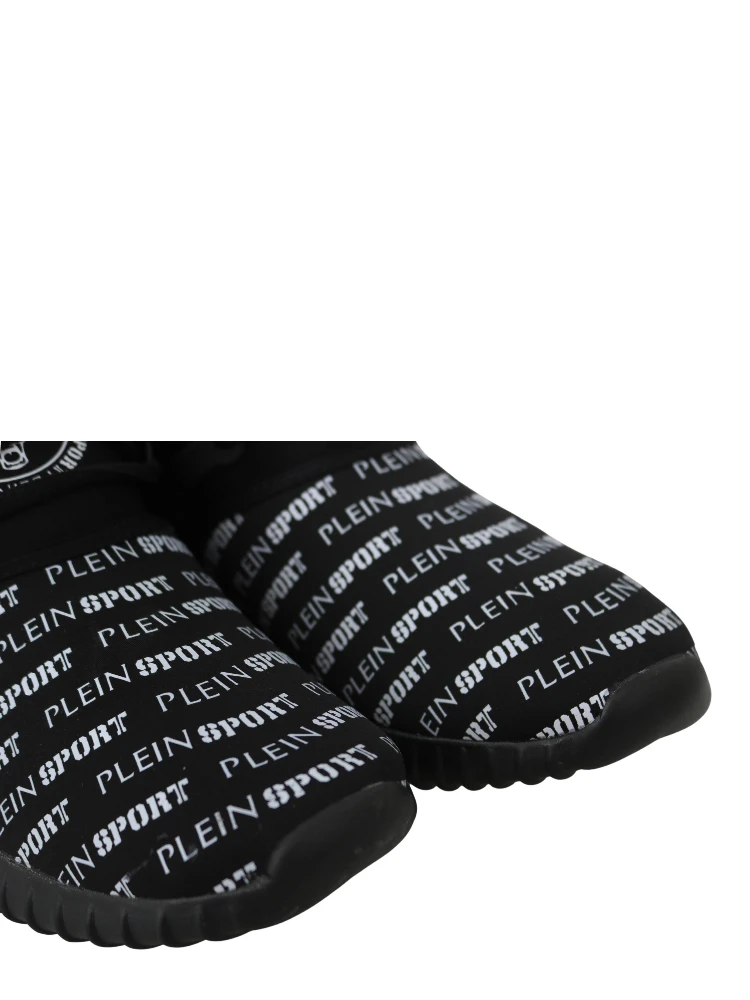 Black Polyester Runner Henry Sneakers Shoes alternative