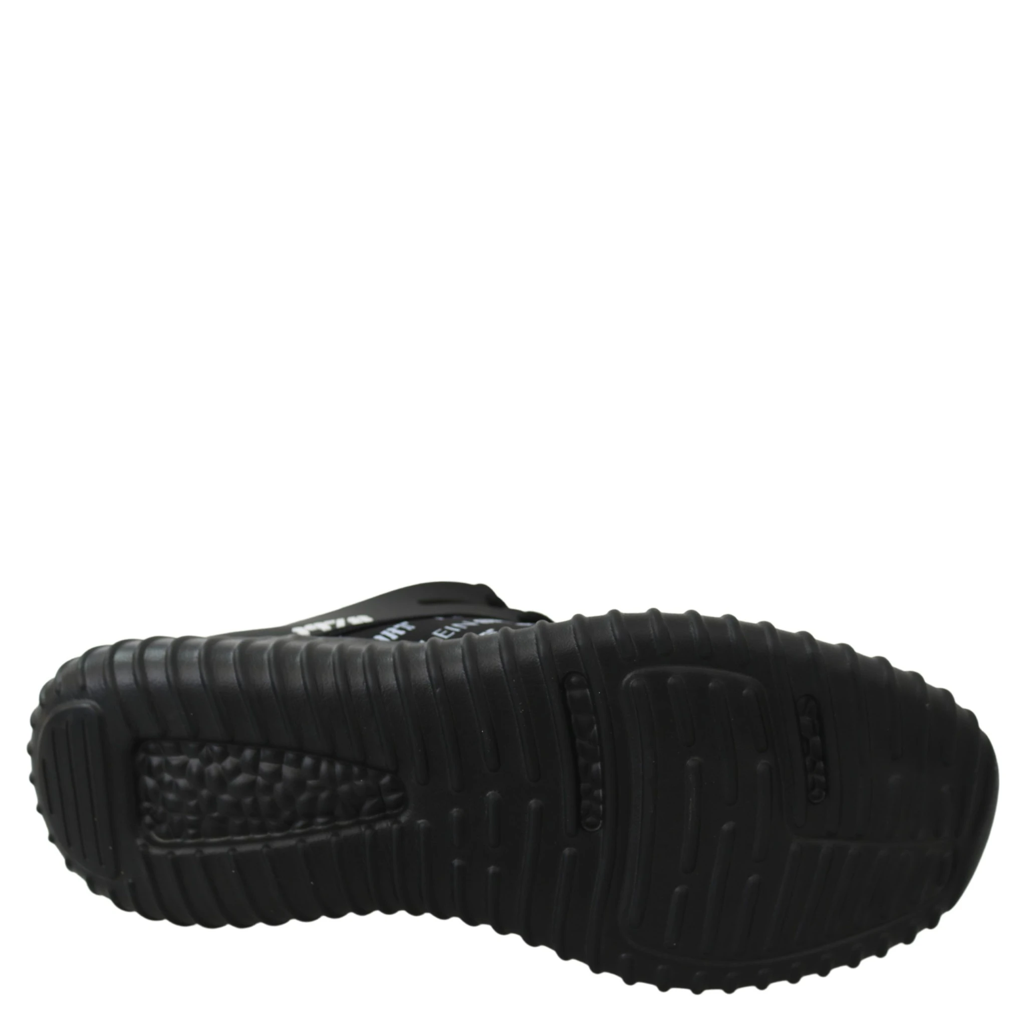 Black Polyester Runner Henry Sneakers Shoes