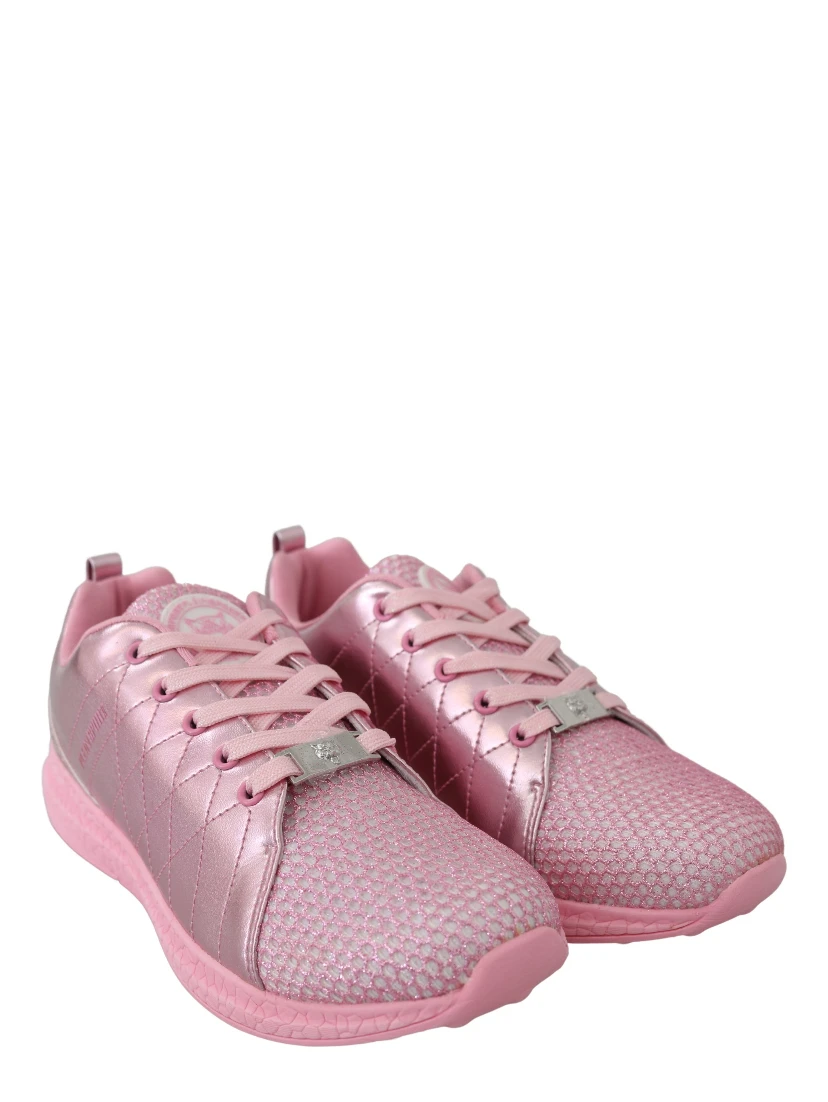 Pink Blush Polyester Runner Gisella Sneakers Shoes