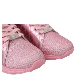 Pink Blush Polyester Runner Gisella Sneakers Shoes