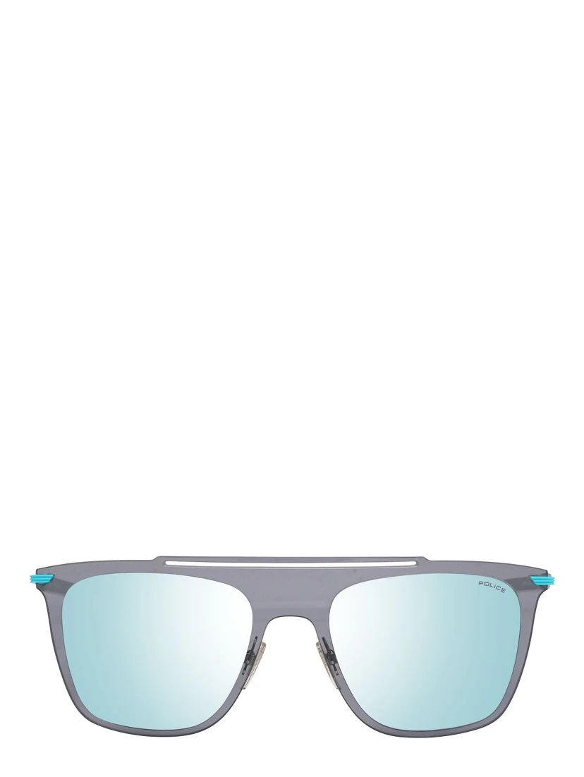 Blue Metal & Plastic Sunglasses