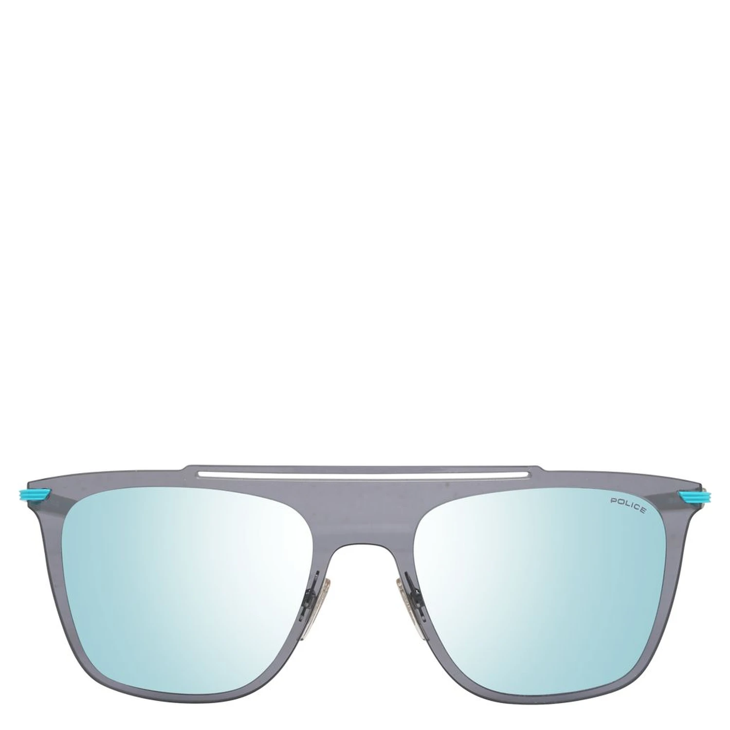 Blue Metal & Plastic Sunglasses