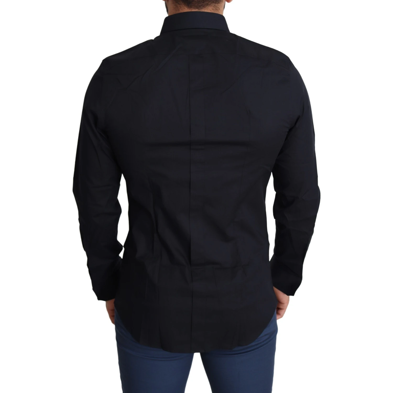 Blue Cotton Formal GOLD Dress Shirt