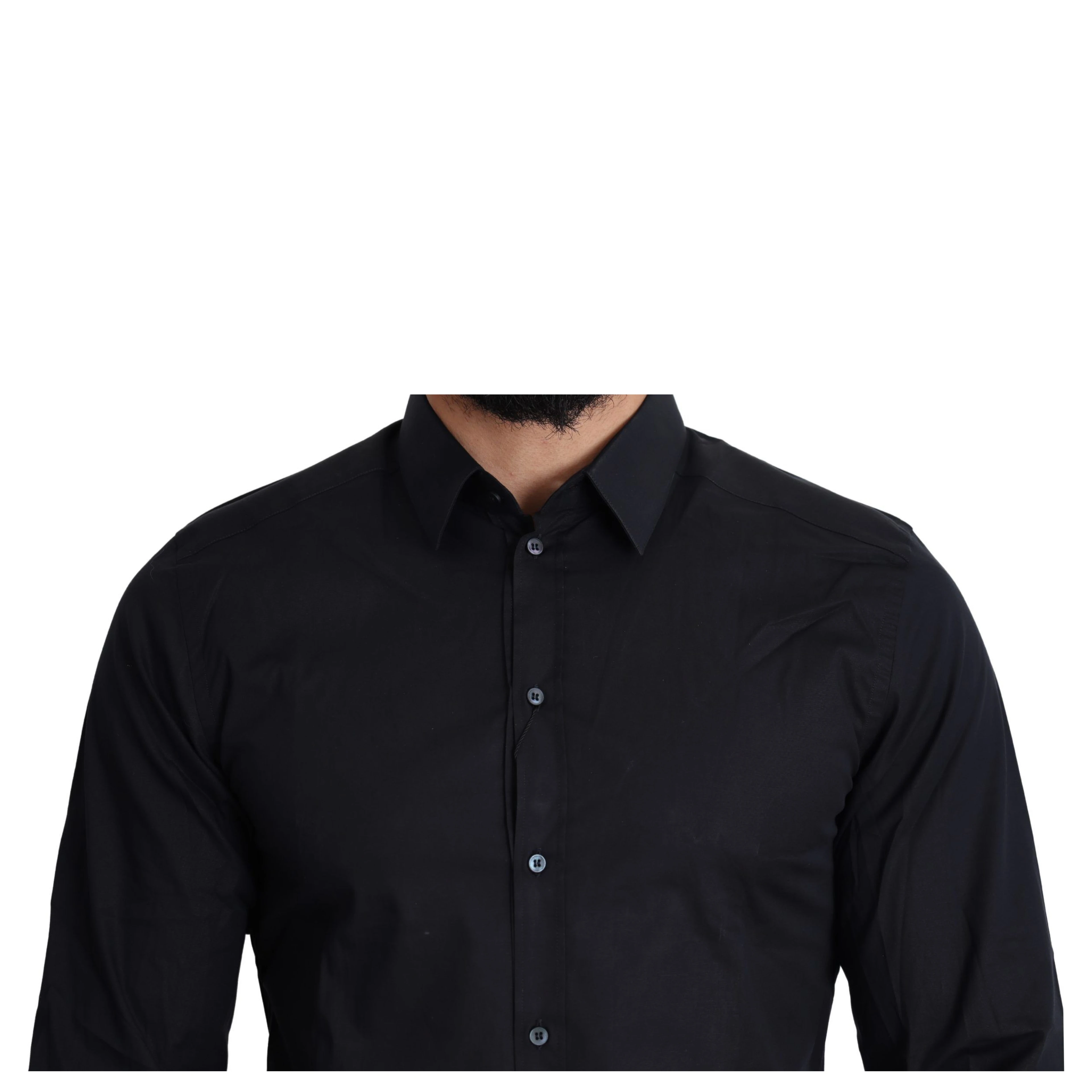 Blue Cotton Formal GOLD Dress Shirt