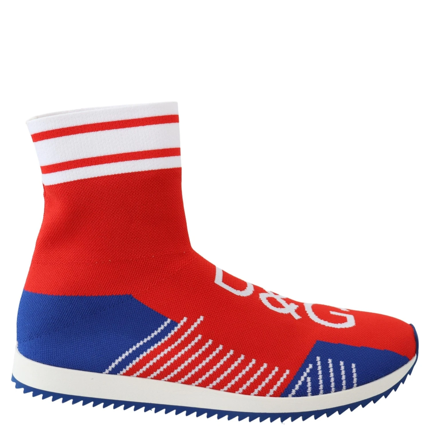 Blue Red Sorrento Logo Sneakers Socks Shoes