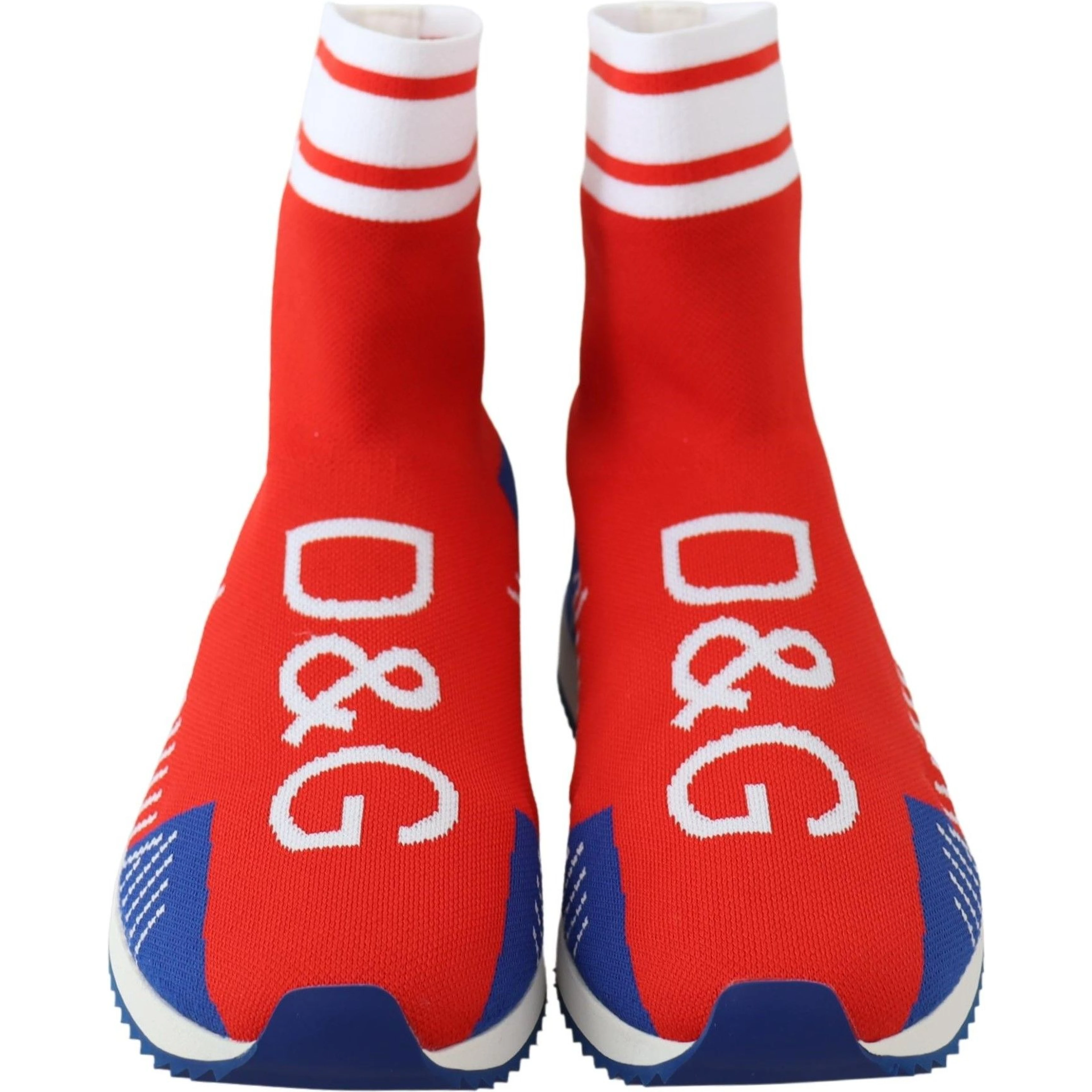 Blue Red Sorrento Logo Sneakers Socks Shoes