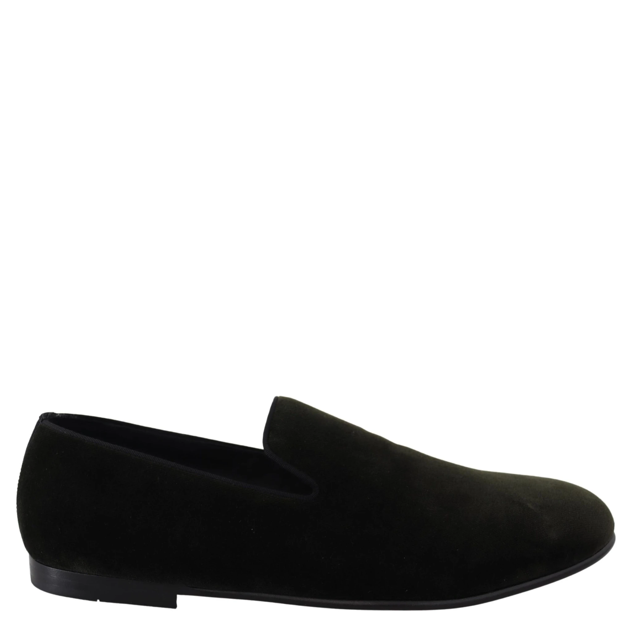 Green Velvet Slip On Mens Loafers Shoes