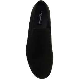 Green Velvet Slip On Mens Loafers Shoes