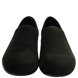 Green Velvet Slip On Mens Loafers Shoes