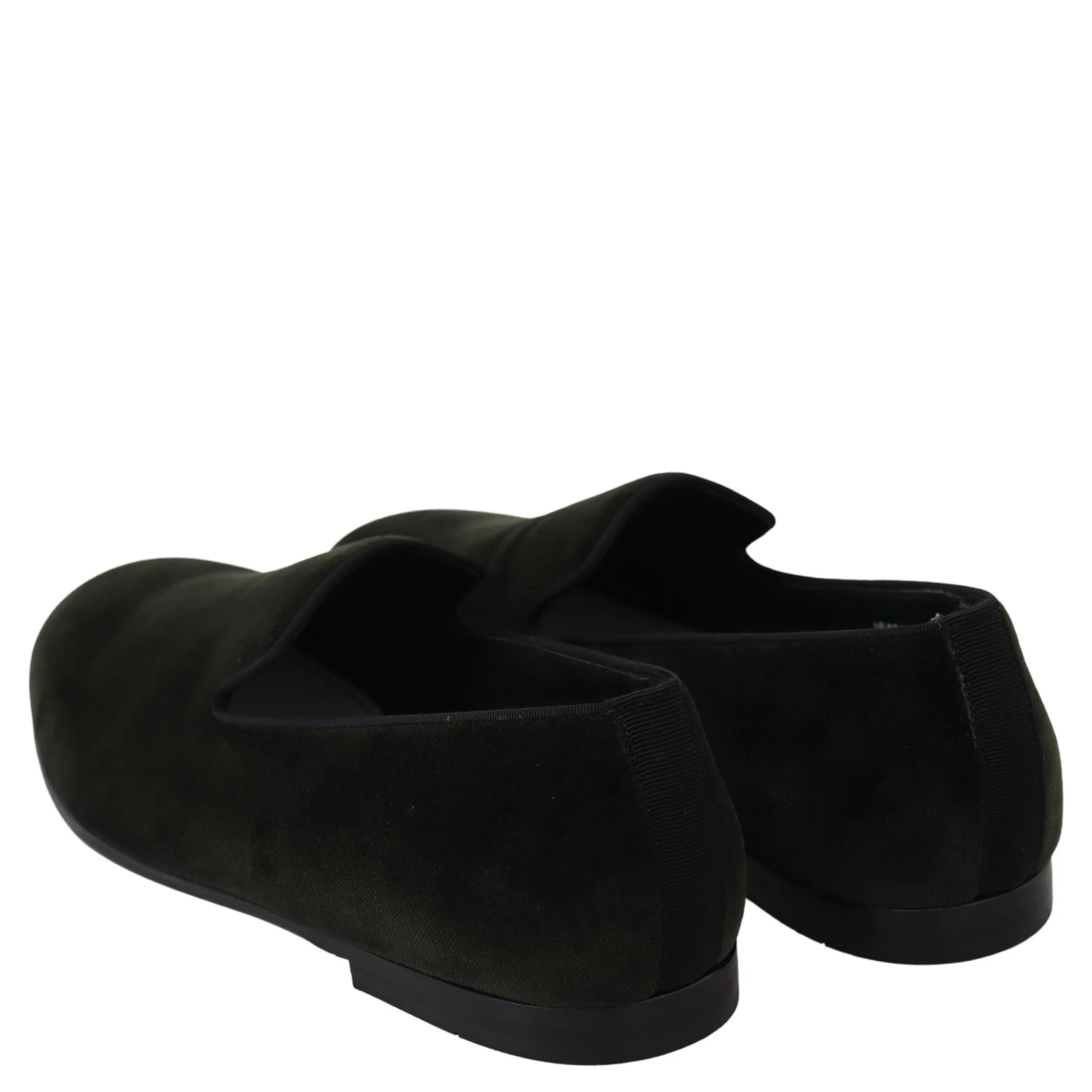 Green Velvet Slip On Mens Loafers Shoes