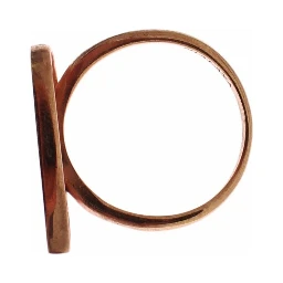 Pink Gold 925 Silver Womens Clear CZ Ring