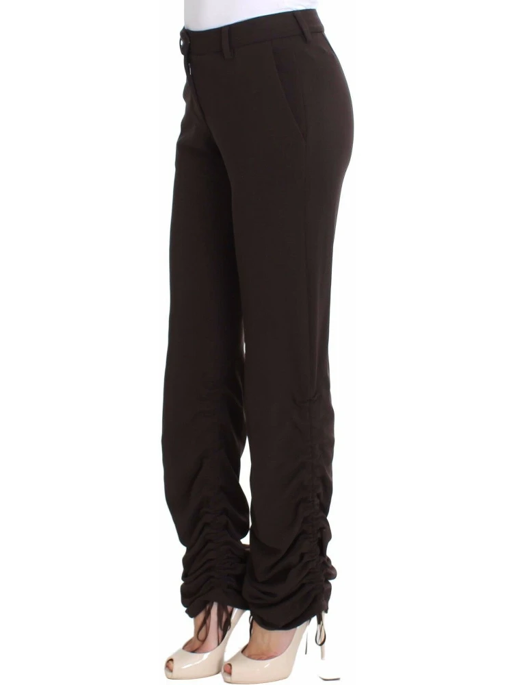 Brown Stretch Casual Trousers Pants alternative