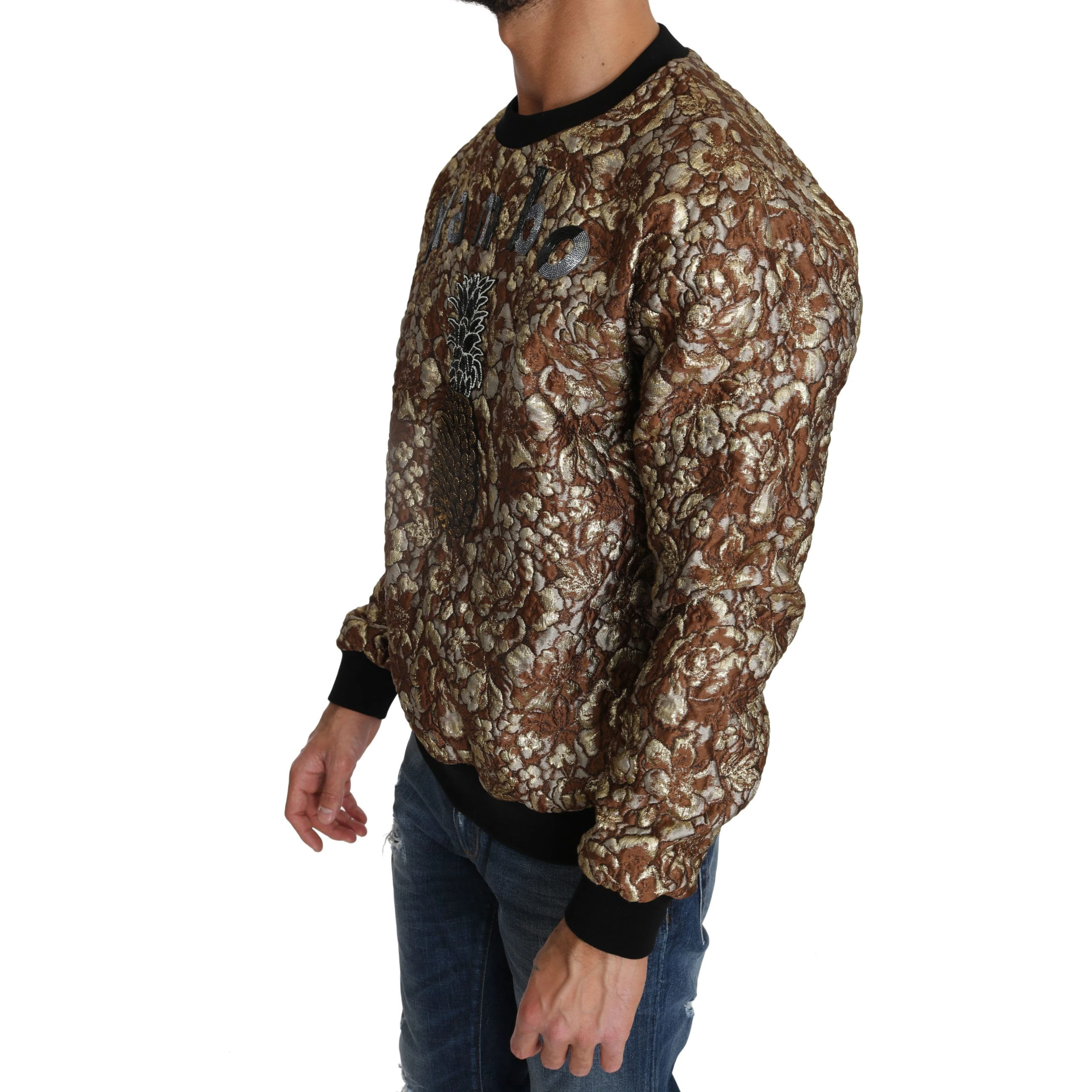 Multicolor MAMBO Jacquard Pineapple Pullover Sweater
