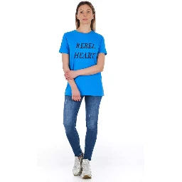 Light Blue Cotton T-Shirt