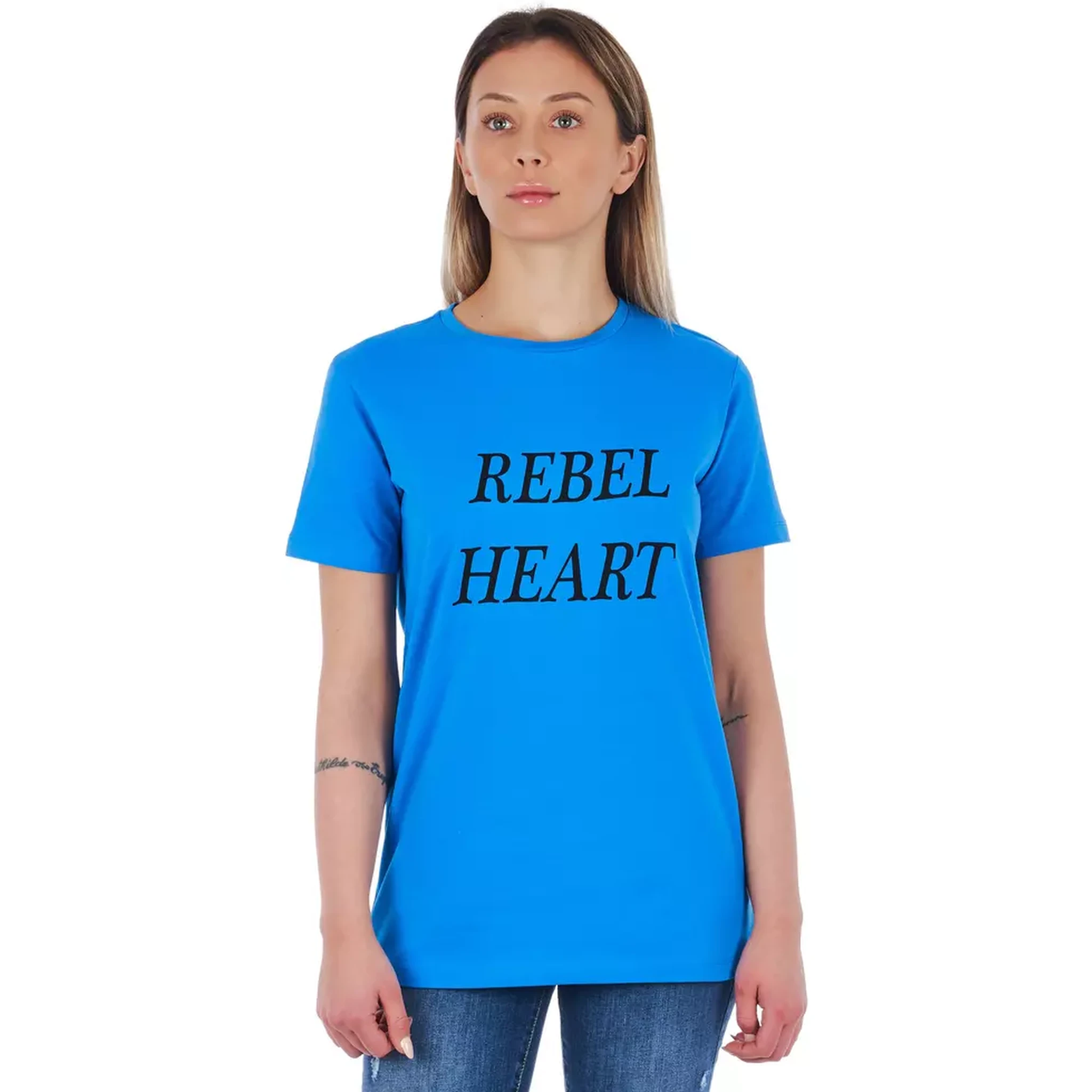 Light Blue Cotton T-Shirt